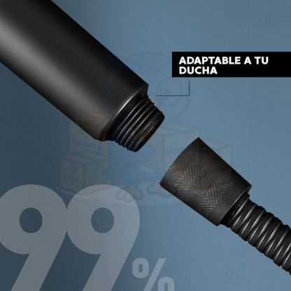 Cabezal de Ducha de Alta Presión con Tecnología de Masaje 5 en 1