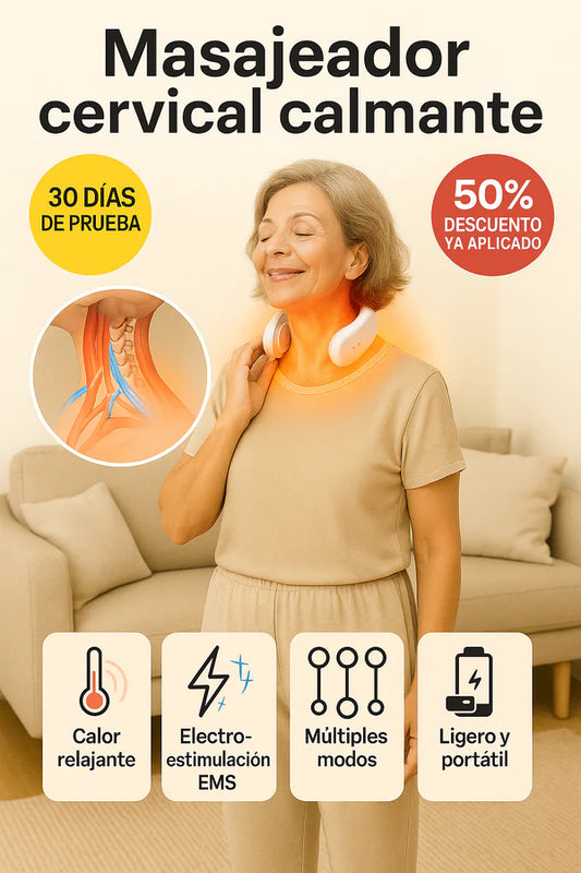 Masajeador de Cuello y Espalda Electromagnético Calmagner